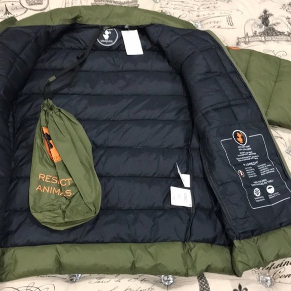 Save The Duck Quilted Funnel Collar Jacket - Picture 4 of 5